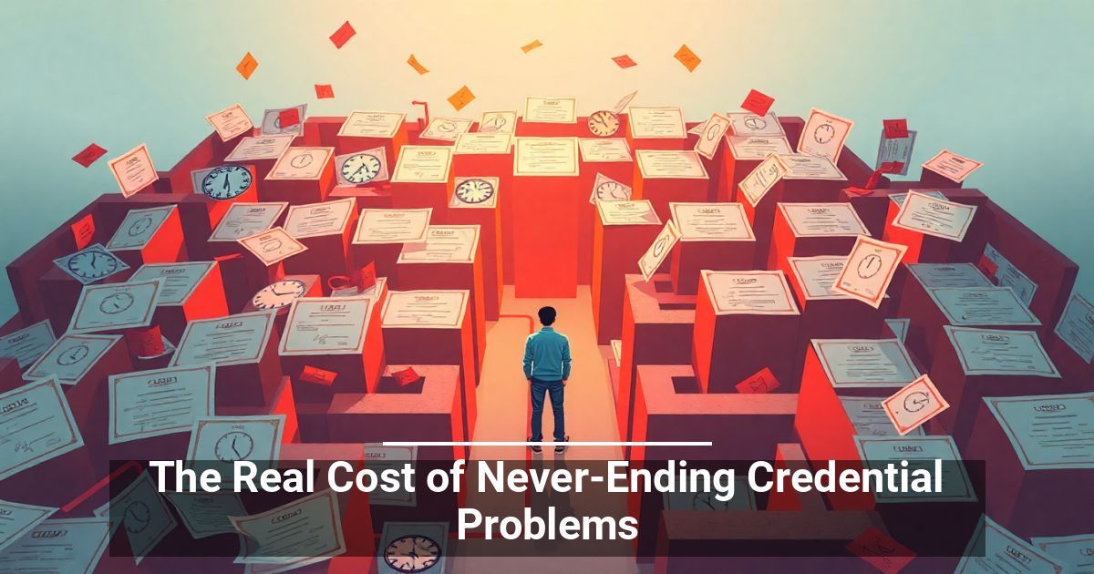 The Real Cost of Never-Ending Credential Problems